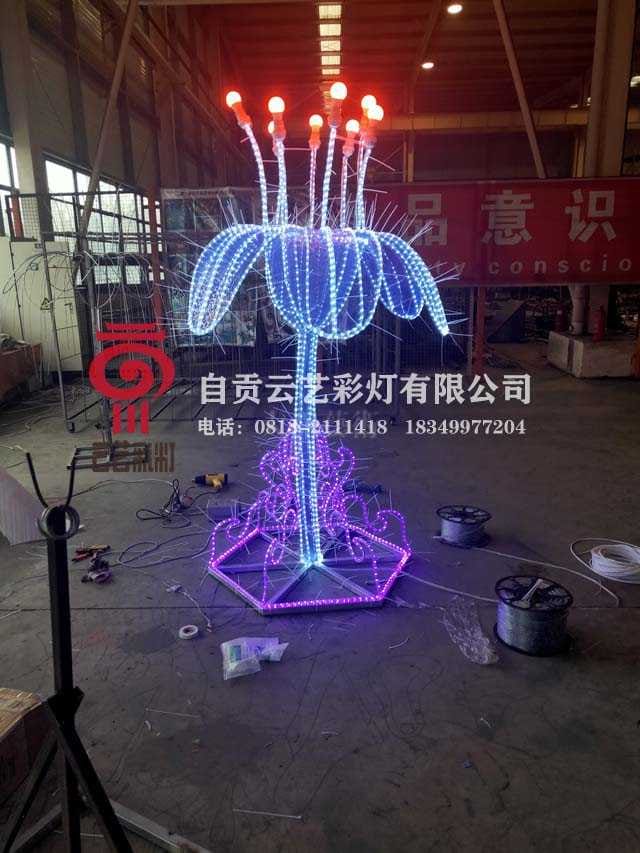 彩灯光雕树制作5